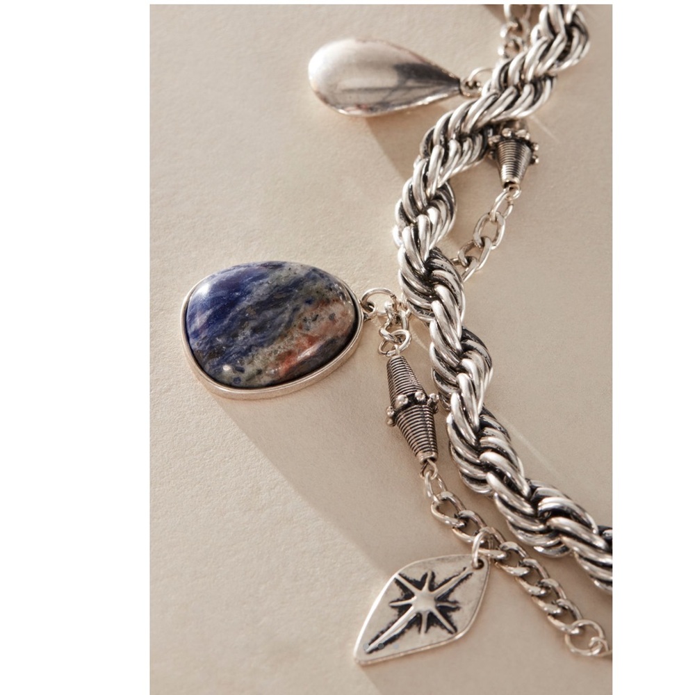 NWT FREE PEOPLE DRIFTER CHUNKY BRACELET - Picture 2 of 5